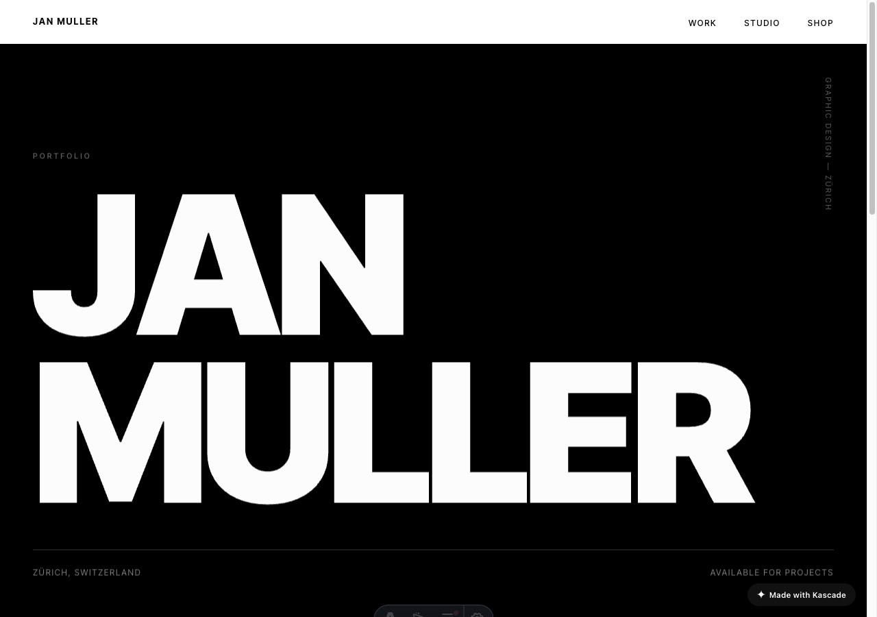 Serif theme preview